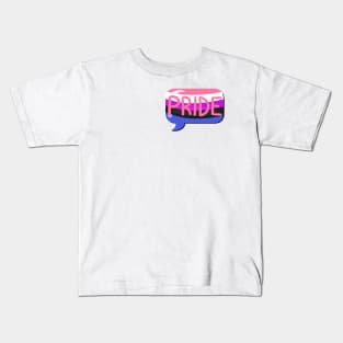 LGBTQ+ Pride Flag Bubble - Genderfluid Kids T-Shirt